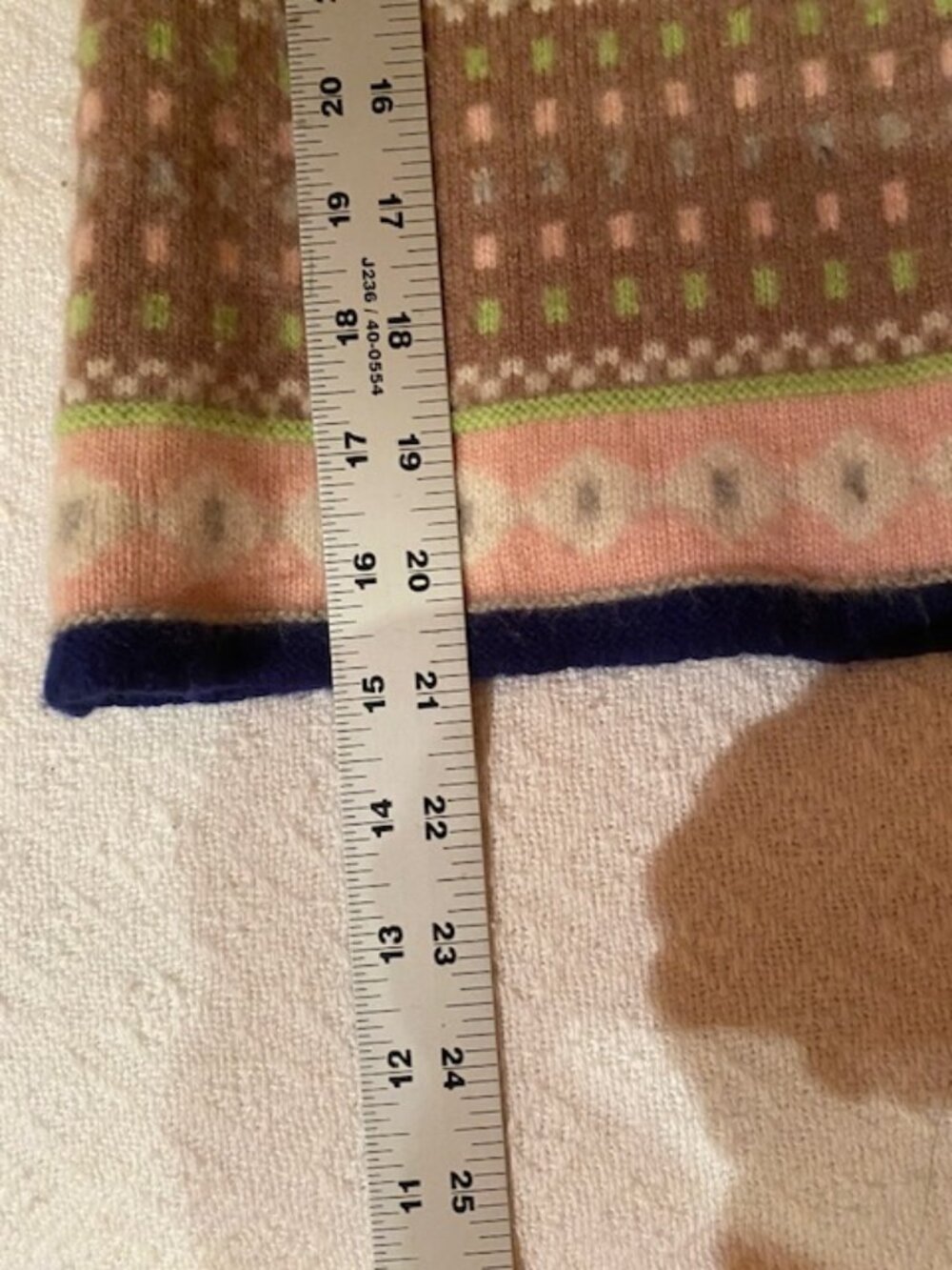 Sundance Sweaters L - 2, one cashmere, one acrylic, lovely - Periwinkle & Multi - Picture 14 of 15